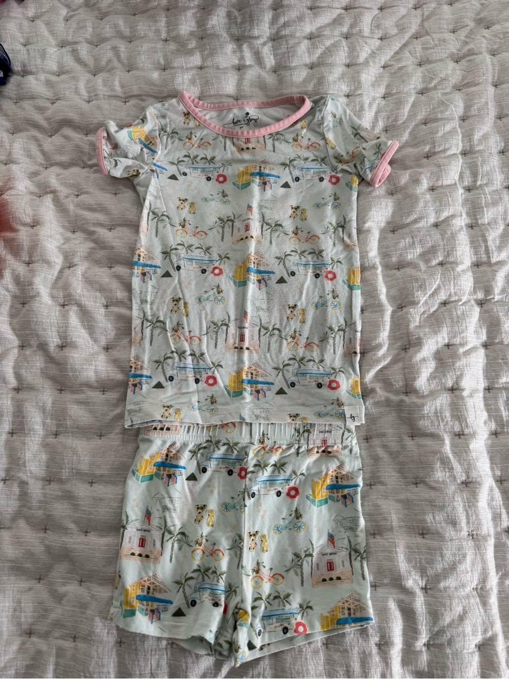 Seaside, FL print pajama set